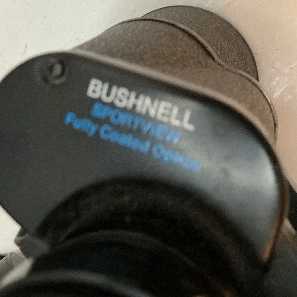 Bushnell Vintage Sportview Binoculars 10x50 Insta-Focus Wide Angle Case Black